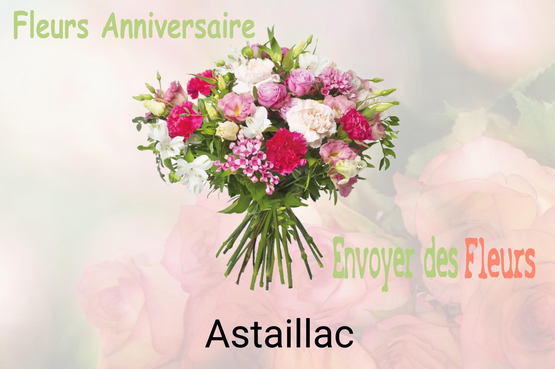 Bouquet de fleurs d’anniversaire livré à Astaillac